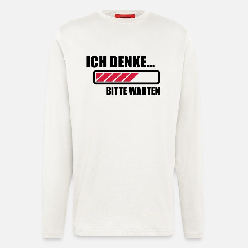 Ich denke - Langarmshirt - made by SPREAD  - OFF WHITE