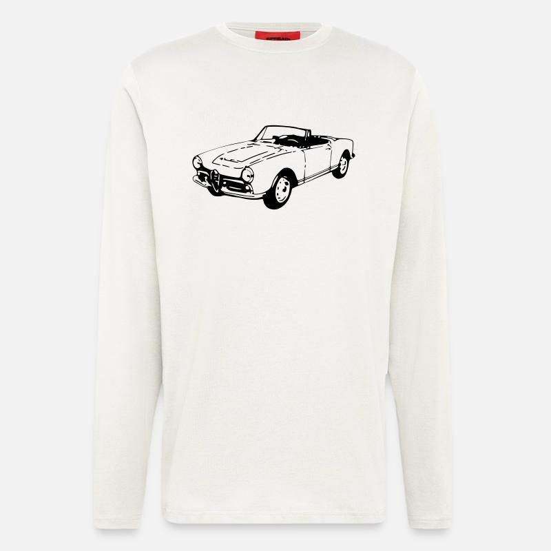Oldtimer Cabrio (1 Col.) - Longsleeve - made by SPREAD  - OFF WHITE