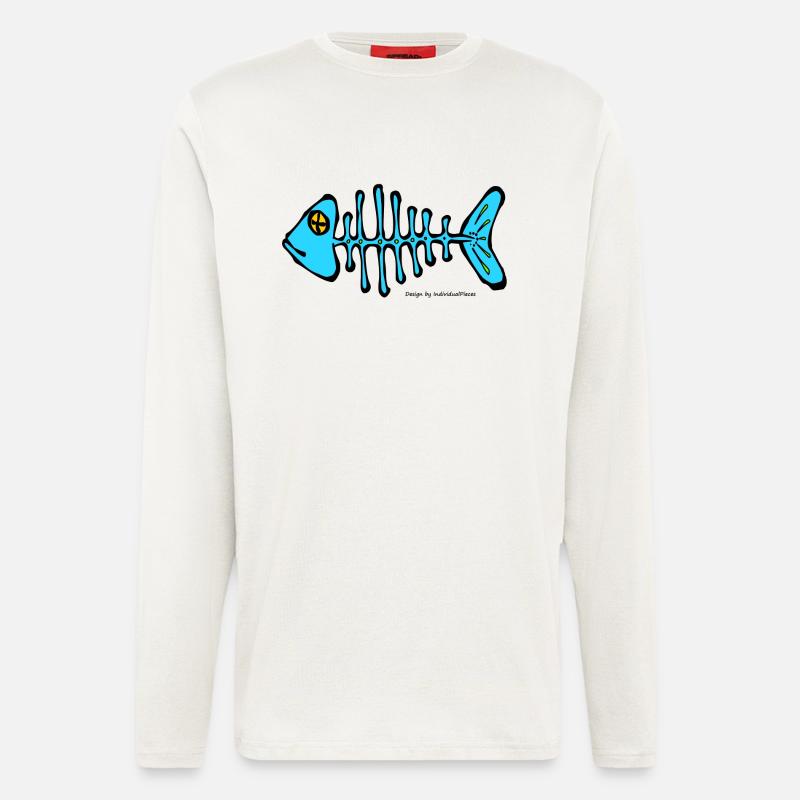 Fischgraete - Langarmshirt - made by SPREAD  - OFF WHITE