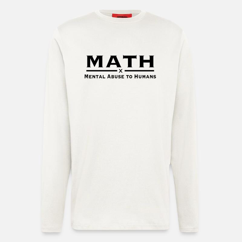 math - Longsleeve - made by SPREAD  - OFF WHITE