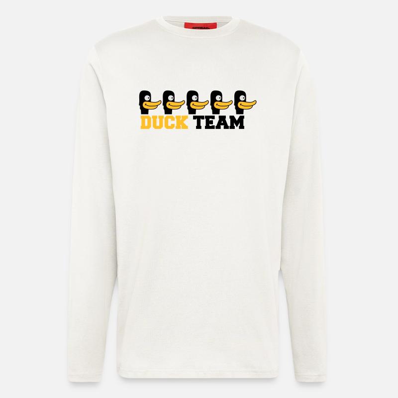 Duck Team - Langarmshirt - made by SPREAD  - OFF WHITE