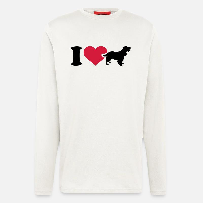 Cocker Spaniel - Langarmshirt - made by SPREAD  - OFF WHITE