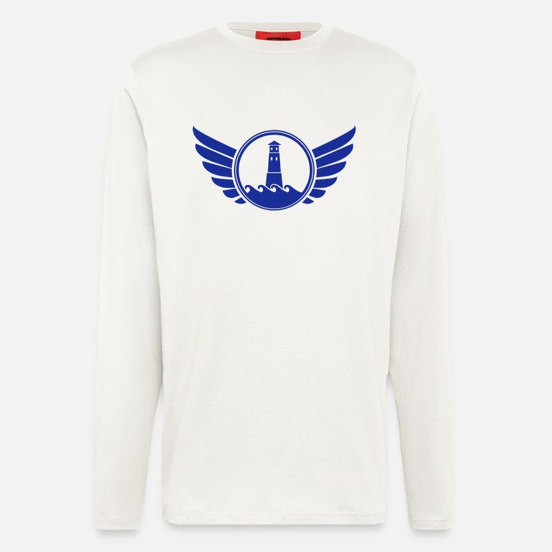 leuchtturm_01 - Longsleeve - made by SPREAD - OFF WHITE