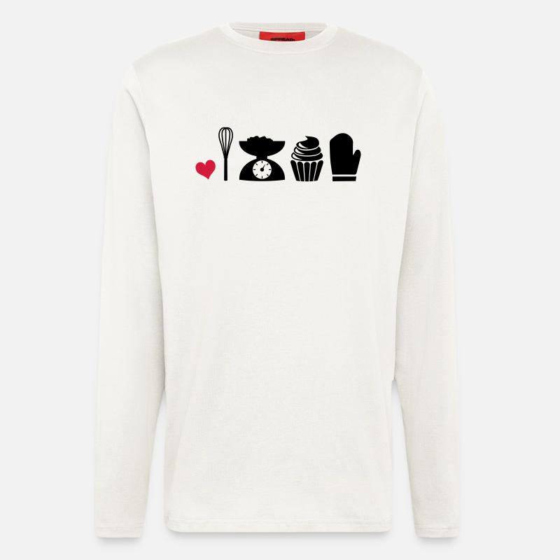 Backen - Langarmshirt - made by SPREAD  - OFF WHITE