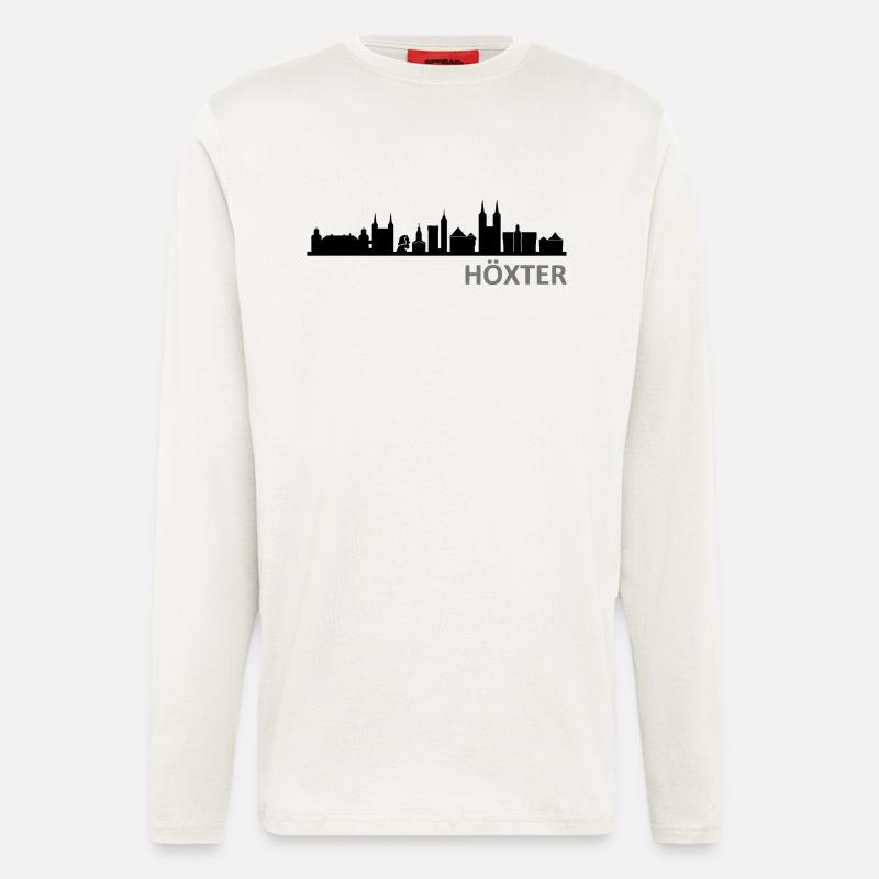 Skyline - Höxter - Langarmshirt - made by SPREAD  - OFF WHITE
