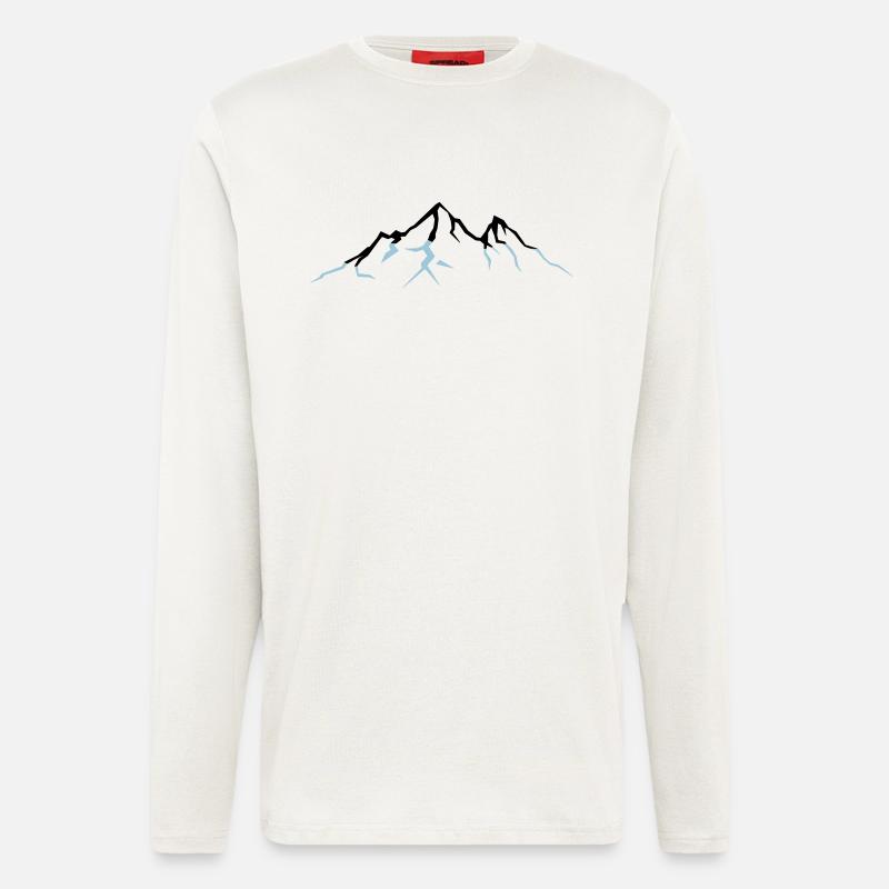 berge_2 - Longsleeve - made by SPREAD  - OFF WHITE