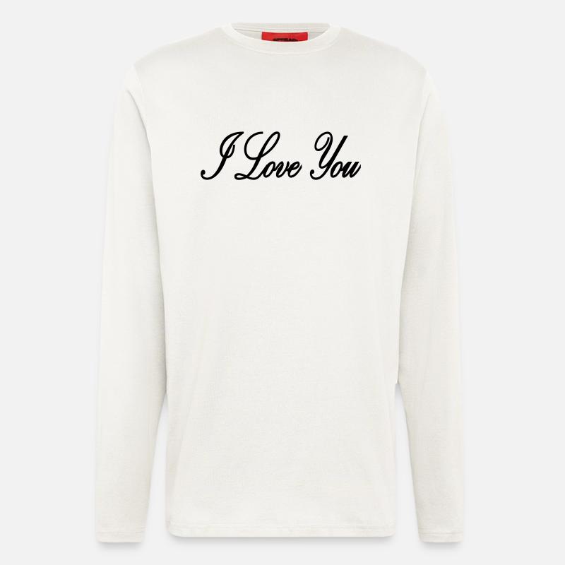I Love You - Longsleeve - made by SPREAD  - OFF WHITE