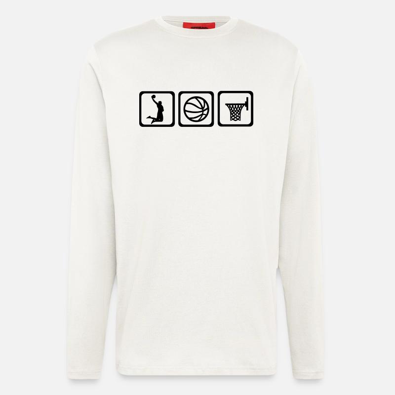 Basketball - Langarmshirt - made by SPREAD  - OFF WHITE