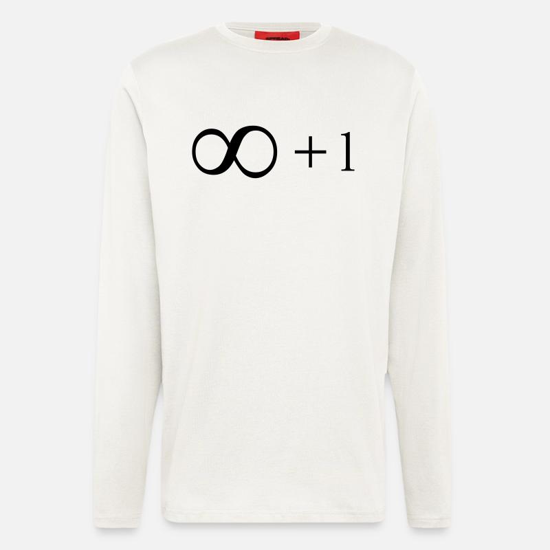 Unendlich + 1 - Langarmshirt - made by SPREAD  - OFF WHITE