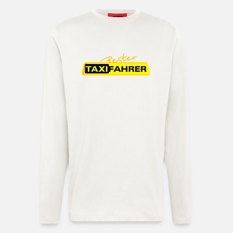 Bester Taxifahrer 1 - Langarmshirt - made by SPREAD  - OFF WHITE