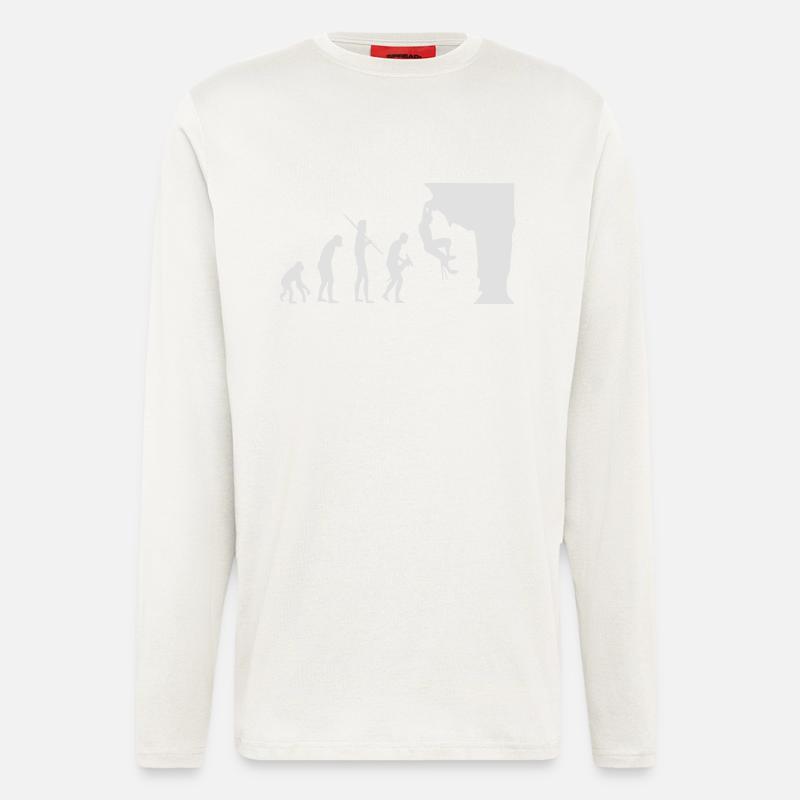 Climbing Evolution - Langarmshirt - made by SPREAD  - OFF WHITE