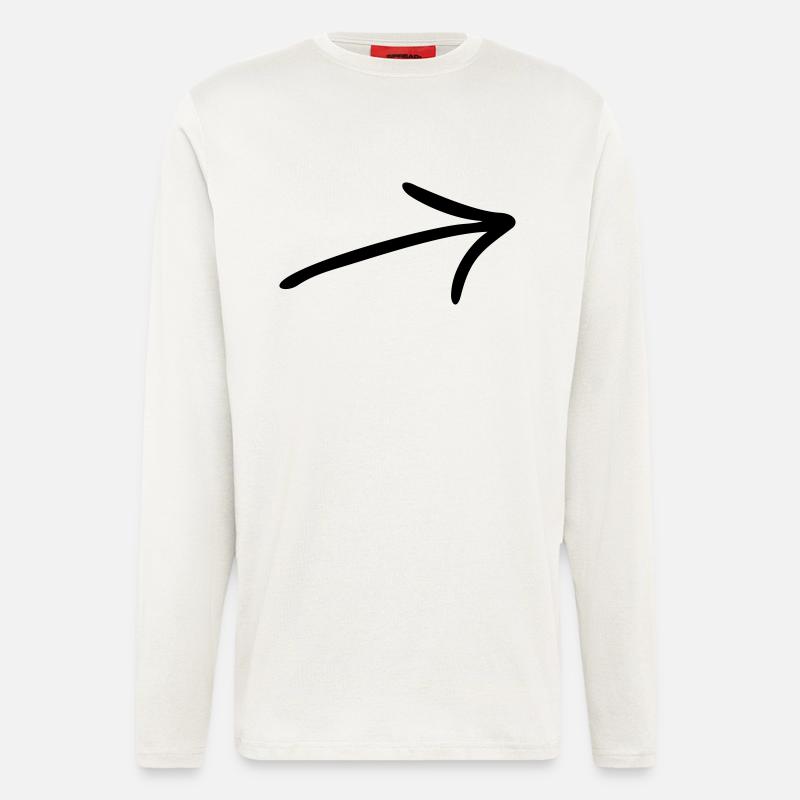 Pfeil - Langarmshirt - made by SPREAD  - OFF WHITE