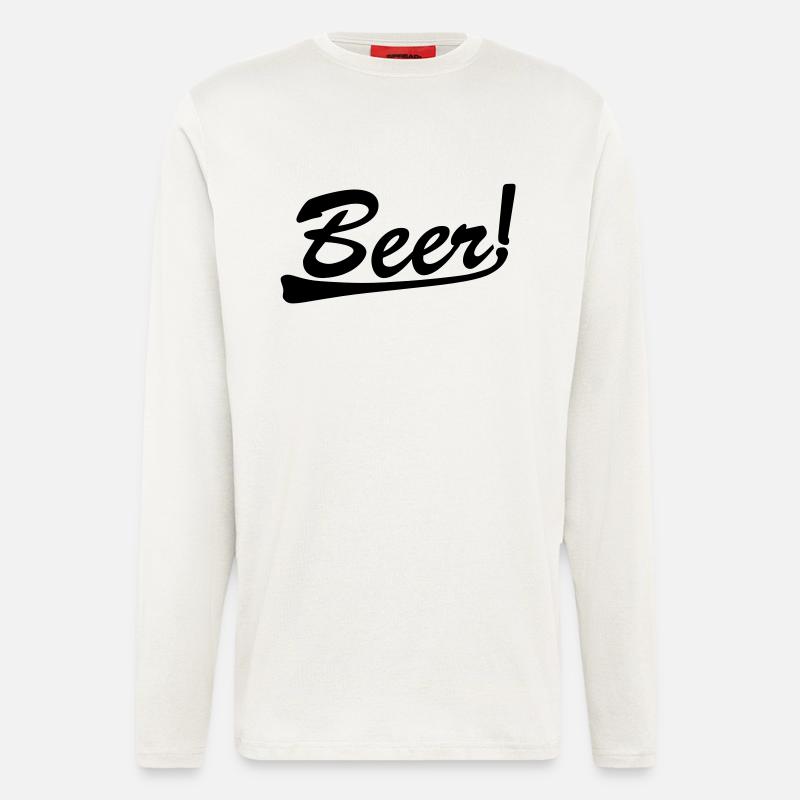 beer - Langarmshirt - made by SPREAD  - OFF WHITE