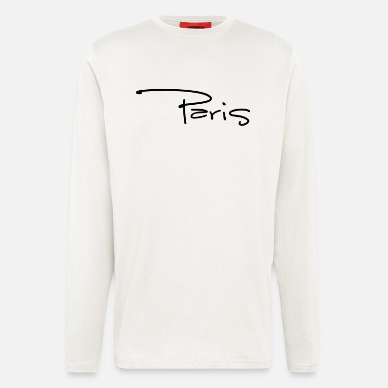 paris1 - Longsleeve - made by SPREAD  - OFF WHITE