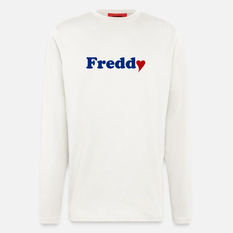 Freddy mit Herz - Langarmshirt - made by SPREAD  - OFF WHITE