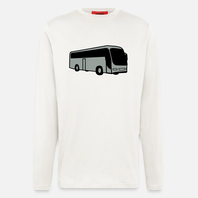 bus Busfahrer - Langarmshirt - made by SPREAD  - OFF WHITE