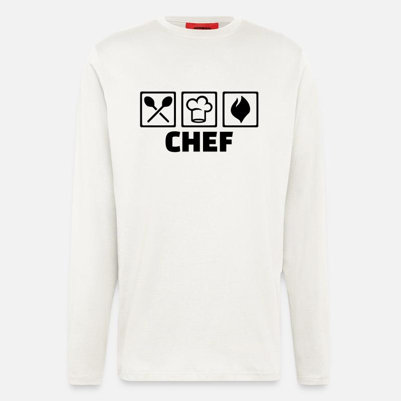 Koch - Langarmshirt - made by SPREAD  - OFF WHITE