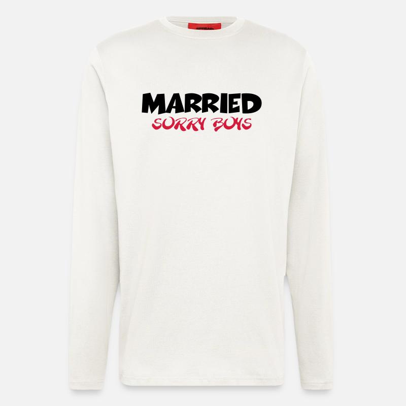 Married - sorry boys - Longsleeve - made by SPREAD - OFF WHITE