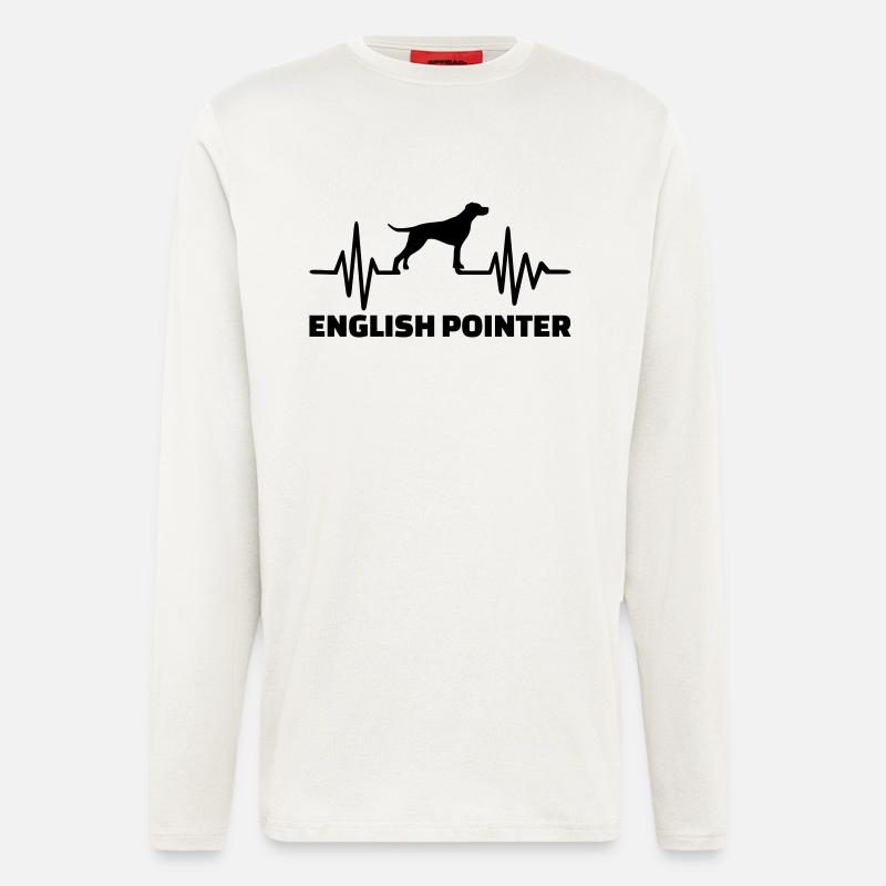 English Pointer - Langarmshirt - made by SPREAD - OFF WHITE