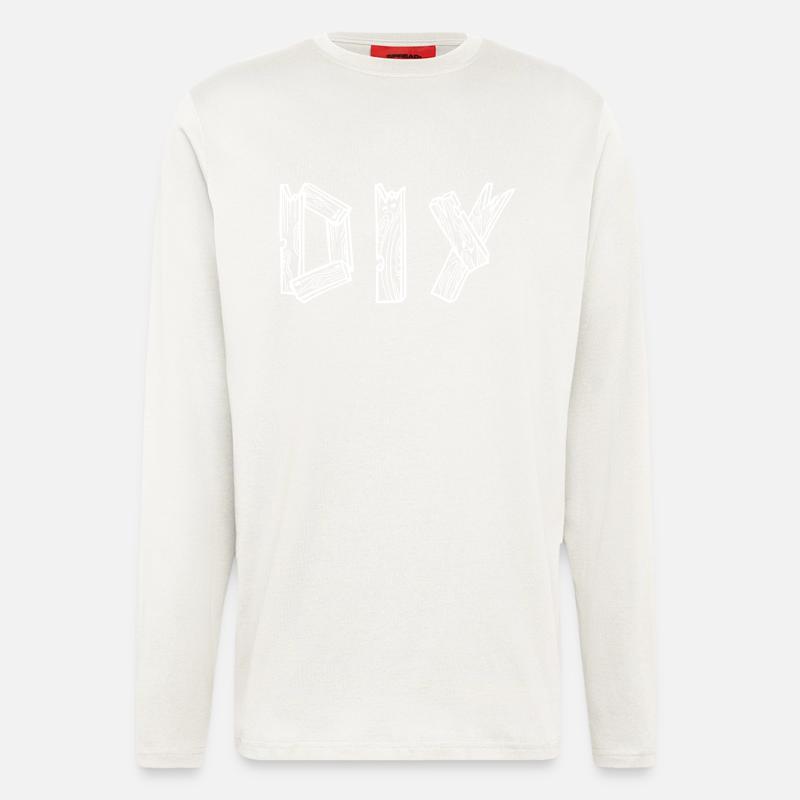 DIY - do it yourself - Langarmshirt - made by SPREAD  - OFF WHITE