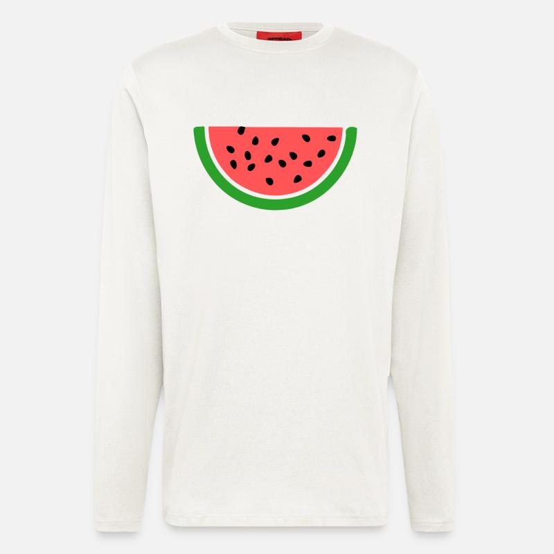 Wassermelone - Langarmshirt - made by SPREAD  - OFF WHITE