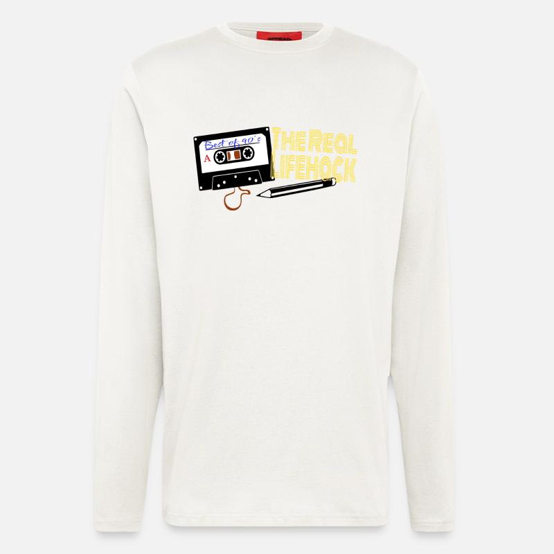 the real life hack - Langarmshirt - made by SPREAD  - OFF WHITE