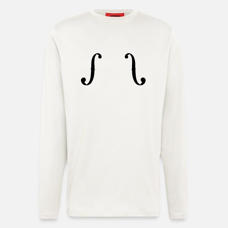 F-Loch - Langarmshirt - made by SPREAD  - OFF WHITE
