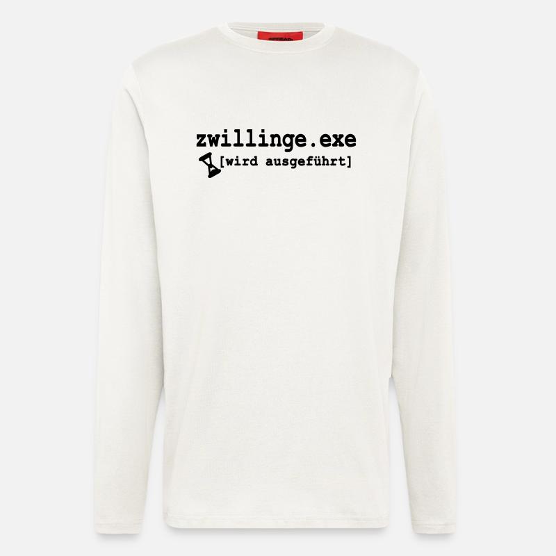 twins exe - Longsleeve - made by SPREAD  - OFF WHITE