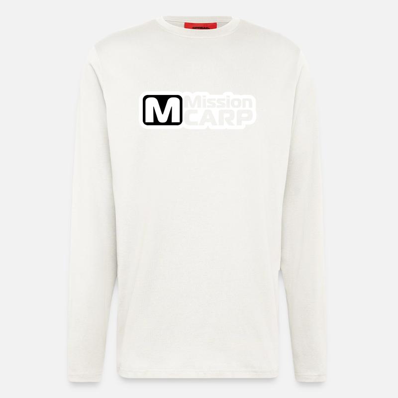 Fishing, carp, fish, mission carp - Longsleeve - made by SPREAD - OFF WHITE