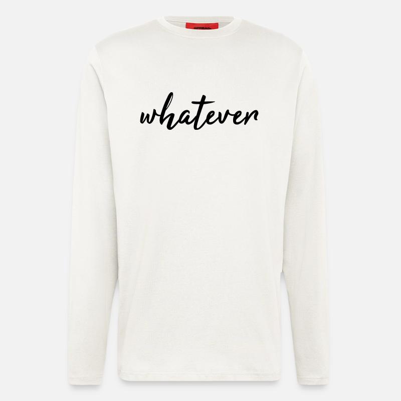 whatever - Langarmshirt - made by SPREAD  - OFF WHITE
