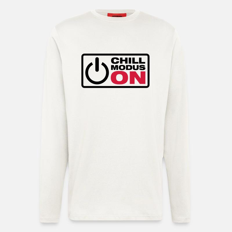 Chill Modus - ON - Langarmshirt - made by SPREAD  - OFF WHITE