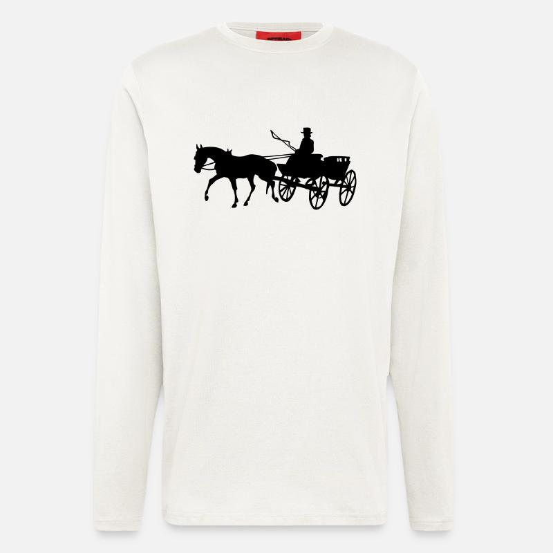 Kutsche - Langarmshirt - made by SPREAD  - OFF WHITE