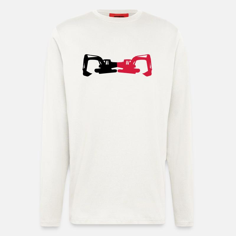 bagger02 - Langarmshirt - made by SPREAD  - OFF WHITE