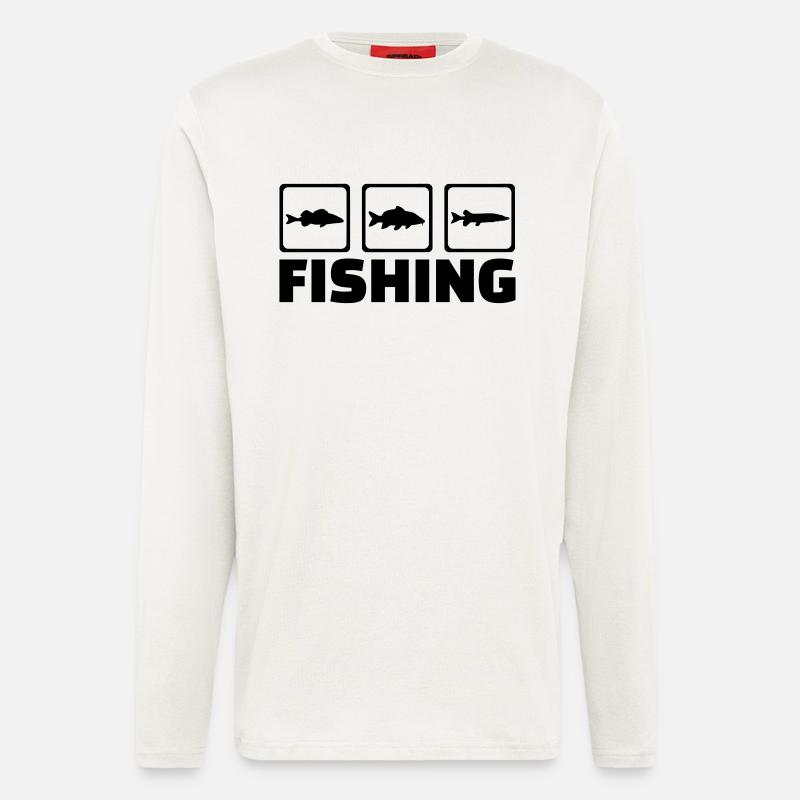 Fishing - Longsleeve - made by SPREAD  - OFF WHITE