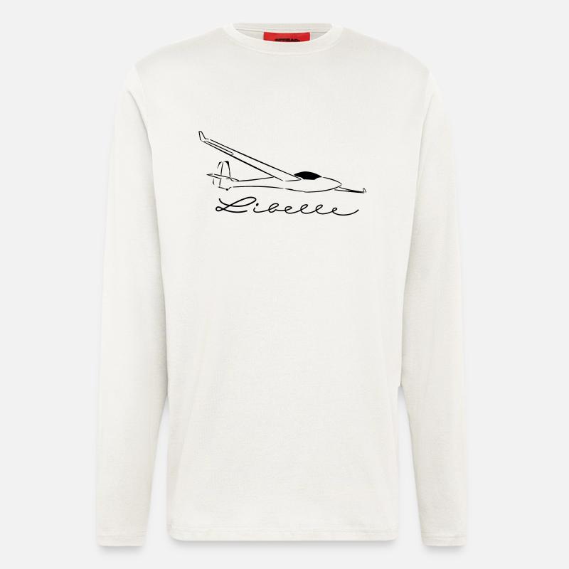 libelle_winglets_ohne_fah - Langarmshirt - made by SPREAD  - OFF WHITE