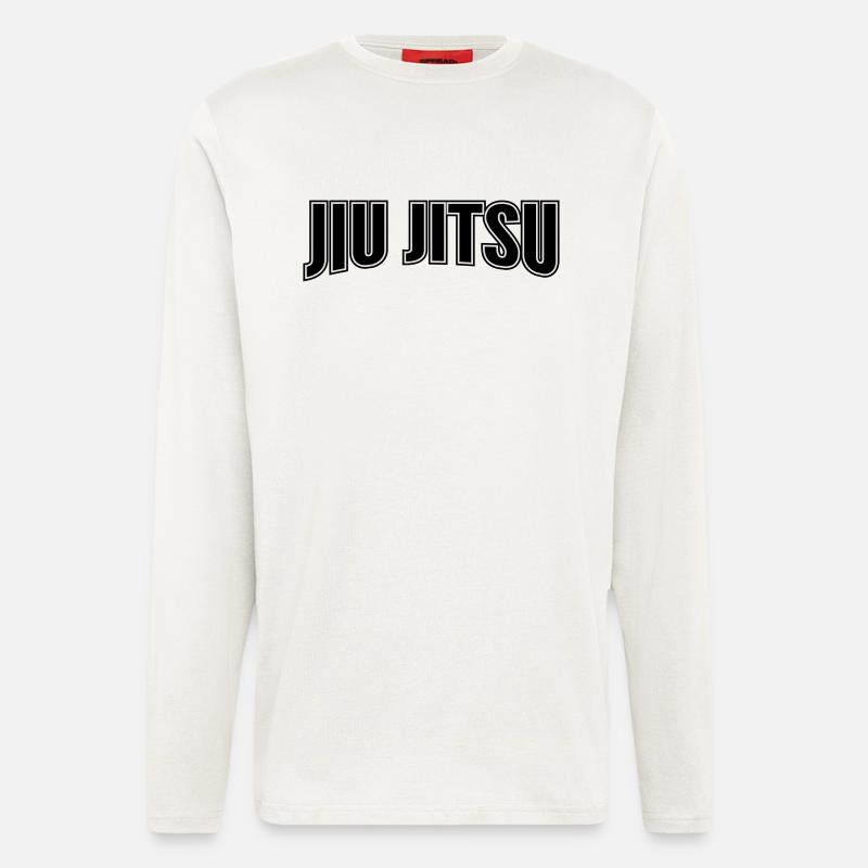 jiu jitsu - Langarmshirt - made by SPREAD  - OFF WHITE