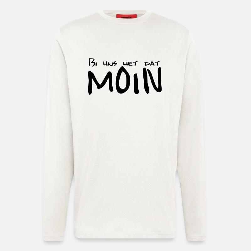 Bi uns dat het MOIN - Longsleeve - made by SPREAD  - OFF WHITE