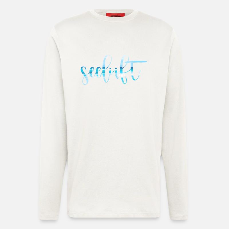 Seeluft Typografie - Langarmshirt - made by SPREAD  - OFF WHITE