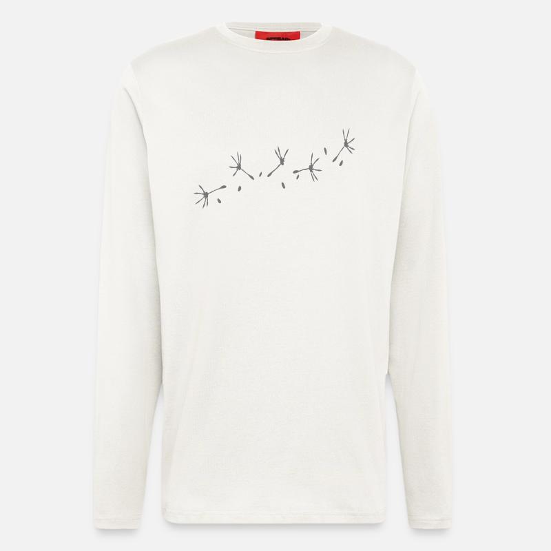 Pappus von Danelion 4 - Langarmshirt - made by SPREAD  - OFF WHITE