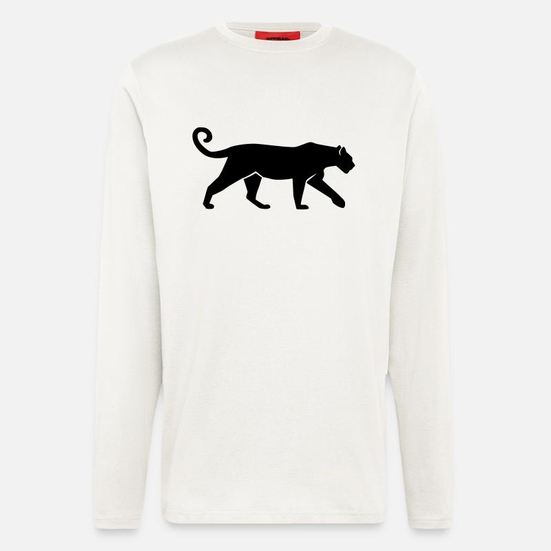 Leopard - Langarmshirt - made by SPREAD  - OFF WHITE
