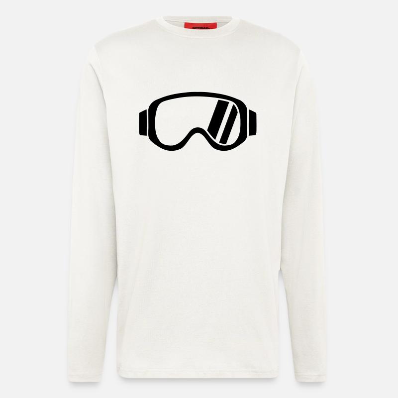 Skibrille - Langarmshirt - made by SPREAD  - OFF WHITE