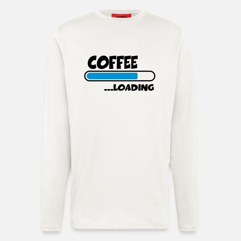 Coffee loading - Langarmshirt - made by SPREAD  - OFF WHITE