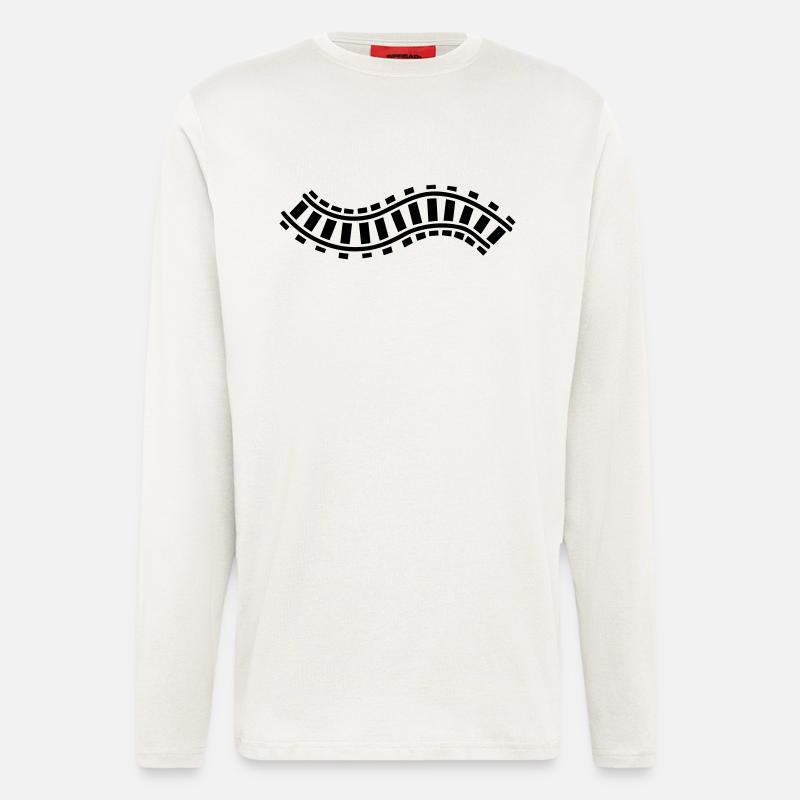 Schiene - Langarmshirt - made by SPREAD  - OFF WHITE