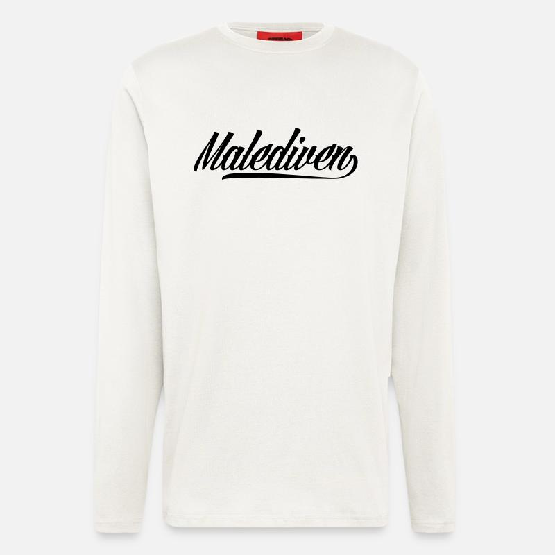 Malediven - Langarmshirt - made by SPREAD - OFF WHITE