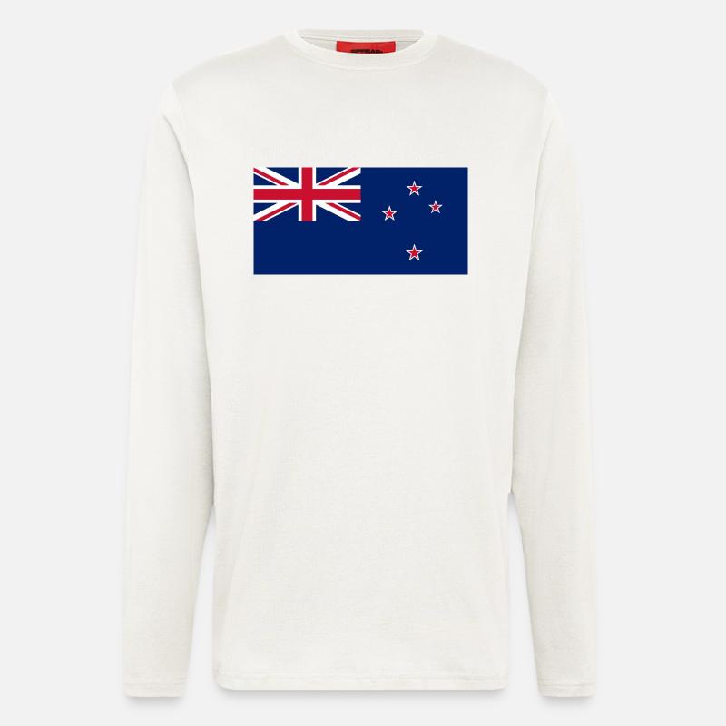 Neuseeland - Langarmshirt - made by SPREAD  - OFF WHITE