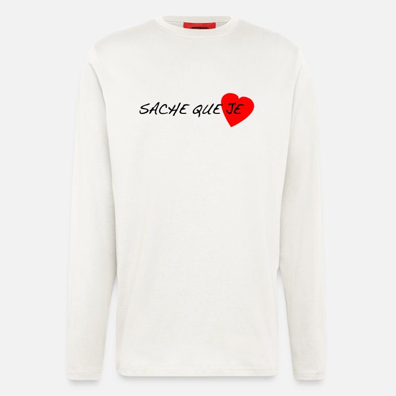 sache_que_je - Longsleeve - made by SPREAD  - OFF WHITE
