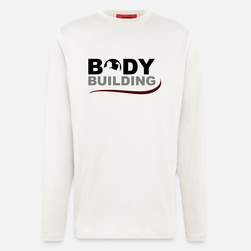 Bodybuilding - Langarmshirt - made by SPREAD  - OFF WHITE
