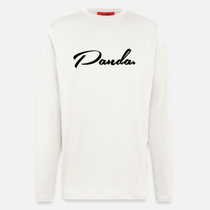 panda. - Langarmshirt - made by SPREAD  - OFF WHITE