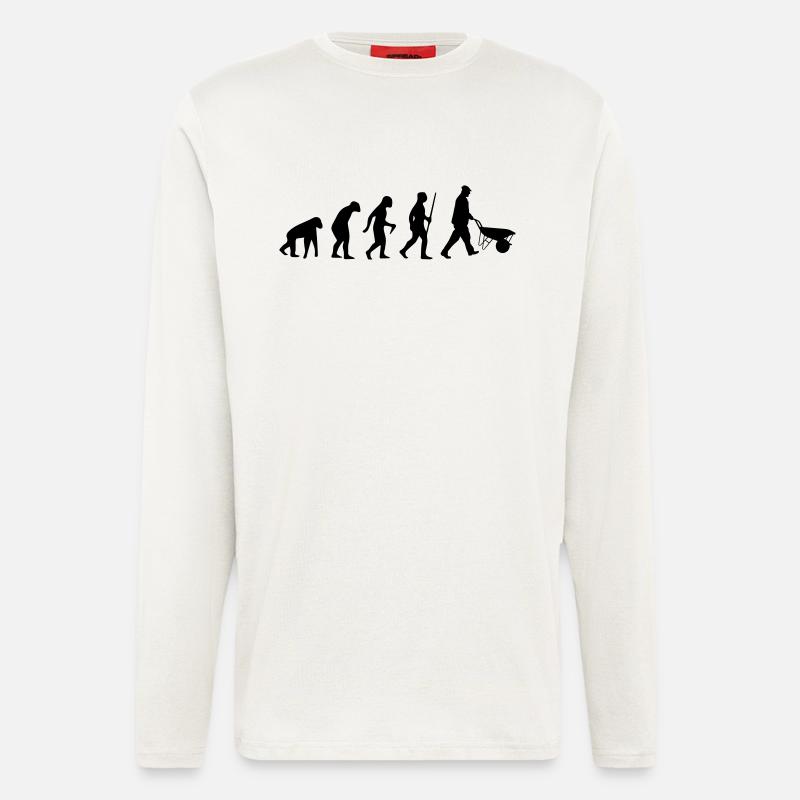 Evolution15 1c - Longsleeve - made by SPREAD  - OFF WHITE