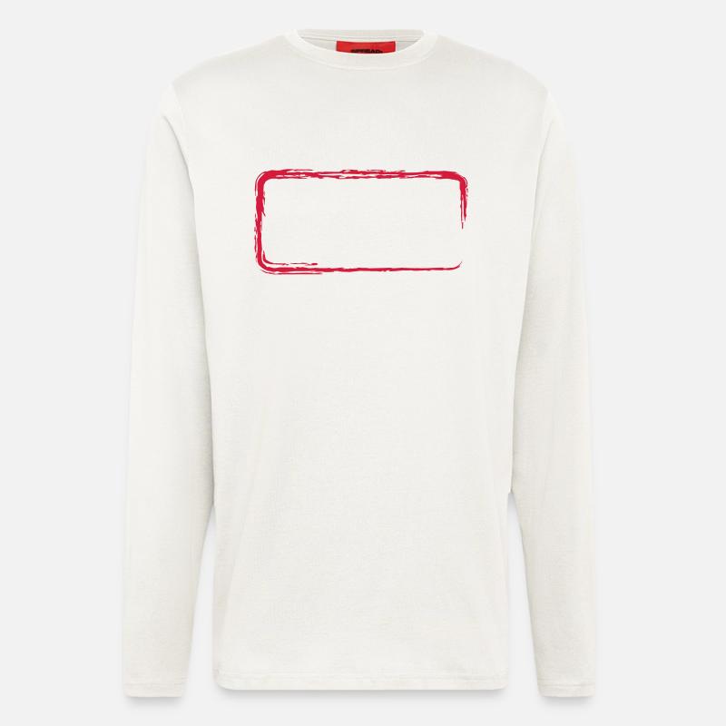 Rahmen_01 - Langarmshirt - made by SPREAD  - OFF WHITE